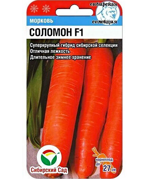 Морковь Соломон семена 
